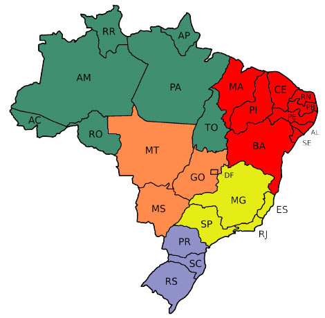 Mapa do Brasil